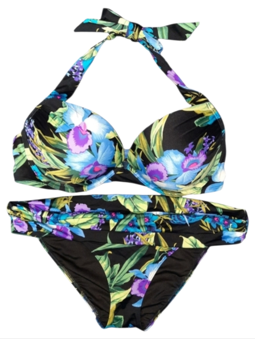 Victoria's Secret Miracle Bombshell Floral Bikini 2PC SZ 38C/M